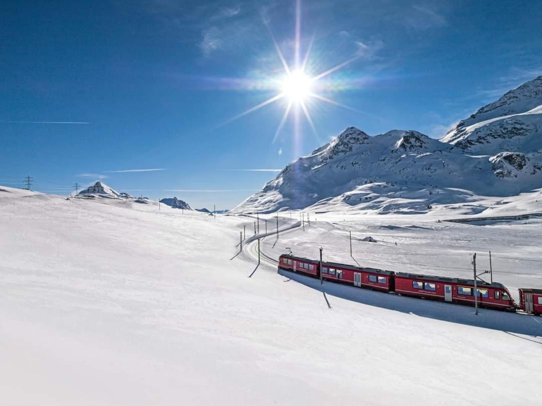 Ferienwohnung Residenza 39 - 900 M To Bernina Express Tirano Zimmer foto